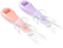  BabyOno etetőkanál szilikon 2db rózsaszín-lila 784/01 (784/01-69435895)