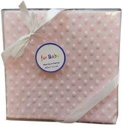 Gamberritos takaró plüss buborékos anyagú 80x110cm rózsaszín 9999 (9999-57592237)