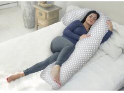 Scamp ölelő párna F-alakú 75x135cm Grey Dots FELP002_75 (FELP002_75-69445453)