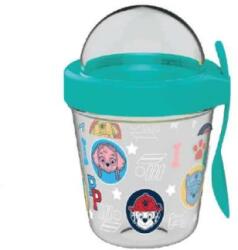  Mancs Őrjárat Heads pohár snack tartó fedéllel és kanállal 350 ml (NVT840470)