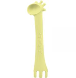  Kikkaboo etetőkanál szilikon Zsiráfos sárga (31302040083-57046265)