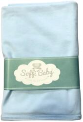 Soffi Baby Baby takaró pamut dupla kék 80x100cm (PATURA SOFFI BUMBAC ALBASTRU 8-68817392)