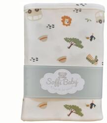 Soffi Baby Baby takaró pamut dupla safari zöld 80x100cm (PATURA SOFFI BUMBAC 75*100 SAF-69767907)