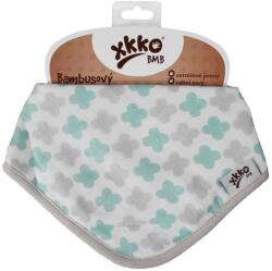  Xkko nyálkendő patentos bambusz menta mintás BMBBND041 (BMBBND041-41084835)
