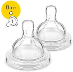 Philips etetőcumi Classic Anti-Colic 2db 1 cseppes 0hó (SCF631/27-51229043)