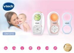 VTech bébiőr audio dupla akkumulátorral, éjjeli fénnyel, altatódallal DM1215 (DM1215-62677725)