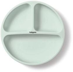  BabyOno tányér szilikon tapadó aljú háromrekeszes menta 1482/03 (1482/03-69610052)