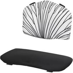 KinderKraft párna szett - Enock etetőszékhez fekete-fehér (KAPILLENBLK0000-68564432)