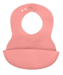  BabyOno előke - műanyag puha állítható rózsaszín 835/04 (835/04-68885618)