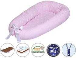 Scamp babafészek kókuszbetétes Rosa Stars Dots BF017 (BF017-68776897)