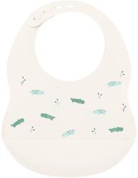  Nattou előke szilikon printed fehér (876421-68887268)