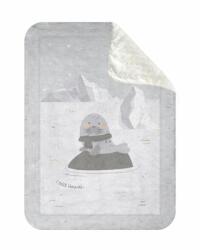 KikkaBoo takaró polar/sherpa kétoldalas 110x140cm fóka (31103020156-69521137)