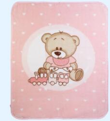 Gamberritos takaró plüss 80x90cm becipzározható rózsaszín 11032 (11032-69859000)