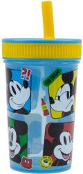  Disney Mickey Fun-Tastic szilikon szívószálas pohár 420 ml (STF74386) - nalubababolt