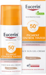 Eucerin Sun Pigment Control Színezett napozó fluid arcra medium SPF50+ 50 ml