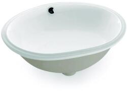 Bathco 0053 - Süllyesztett mosdó ANCONA 55x41 cm porcelán/fehér 0053 (BO0007)