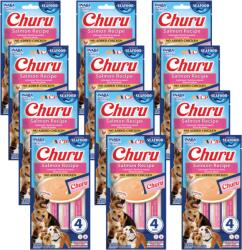 Inaba Foods Dog Churu (pe bază de pește) somon 12x(4x14g)