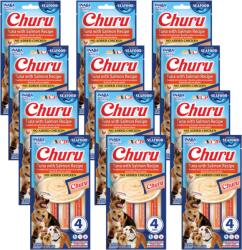 Inaba Foods Dog Churu (pe bază de pește) Ton și somon 12x(4x14g)