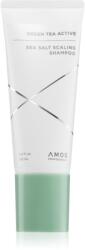 Amos Professional Green Tea Active Sea Salt Scaling Shampoo Șampon împotriva căderii părului cu sare de mare 150 ml
