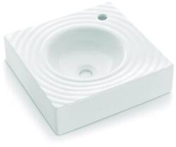 Bathco 0081 - GOTA ráépíthető mosdó 45x45 cm, porcelán, fehér 0081 (BO0010)
