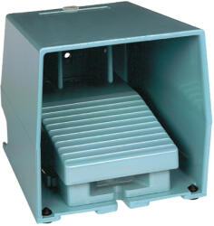 Schneider Electric Harmony XPE - XPEM611 - lábkapcsoló, 2 fokozatú, 1NO+2NC, védeőtetővel, fém, kék (XPEM611)