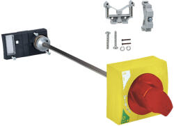 Schneider Electric Acti9 NG125 - 19089 - rotációs hajtókar, hosszabbított biztonsági hajtás, piros - sárga (19089)