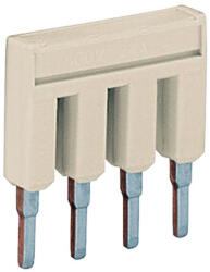 Wago 2001-404 Áthidaló, 4irányú, szigetelt, világosszürke (2001-404)