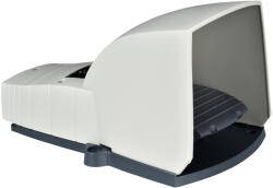Schneider Electric Harmony XPE - XPEG611 - lábkapcsoló, 2 fokozatú, 1NO+2NC, védeőtetővel, műanyag, szürke (XPEG611)