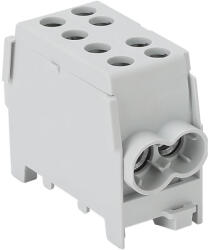 Tracon Főáramköri leágazó kapocs, sínre szerelhető, szürke 6-35mm2, 125A FLECU-35-25-2 Tracon (FLECU-35-25-2)