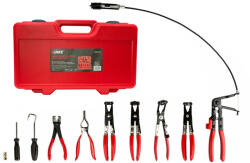 VERKE V86270 vízcső bilincs fogó készlet, 9 db-os (V86270)