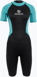 AQUASTIC Női úszóruha AQUASTIC Wavey WMNS 2 mm fekete/mint