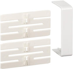 Schneider Electric OptiLine 45 - ISM10206P - Takaróelem +2 toldó 95x55 mm, műanyag, polárfehér (ISM10206P)