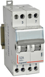 Legrand 412903 CX3 moduláris váltókapcsoló 2P 32A középállással (412903)