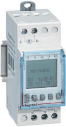 Legrand 412631 AlphaRex D21 heti programkapcsoló 1 csatornás 56 program (412631)