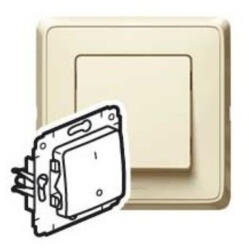 Legrand 773702 Cariva bézs 102 kétpólusú kapcsoló keret nélkül (773702)