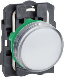 Schneider Electric Harmony XB5 - XB5AVG1 - komplett műanyag LED jelzőlámpa, Ø22, 120VAC, fehér (XB5AVG1)