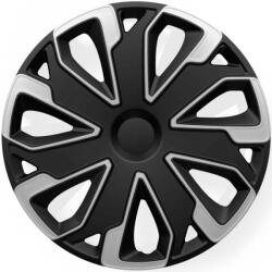  15" DÍSZTÁRCSA Ultimo Silver Black 4db-os garnitúra (ARG15ULTIMOSB)