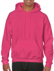 Gildan Uniszex Pulóver Kapucnis Hosszú ujjú Gildan Heavy Blend? Hooded Sweat - M, Heliconia (sötét rózsaszín)