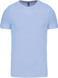 Kariban Férfi póló Kariban KA356 Rövid Ujjú Környakú póló -4XL, Sky Blue