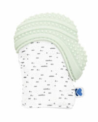 Kikkaboo bébikesztyű szilikonos rágókával Szavanna menta (31303040091)