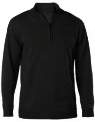 Kariban Férfi pulóver Kariban KA970 Men'S Zip neck Jumper -M, Black