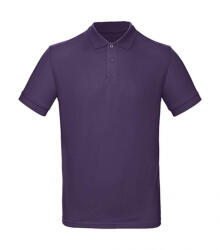 B and C Férfi rövid ujjú organikus galléros póló B and C Organic Inspire Polo /men 2XL, Sugárzó lila