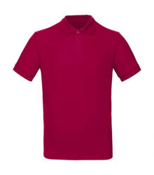 B and C Férfi rövid ujjú organikus galléros póló B and C Organic Inspire Polo /men 2XL, Sorbet