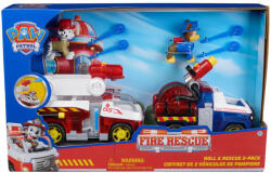 Spin Master Patrula Catelusilor Set 2 Vehicule De Salvare Masini De Pompieri Cu Figurine (6073471) - roua Figurina