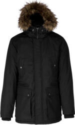 Kariban Férfi kabát Kariban KA621 Winter parka -4XL, Black