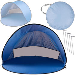  Tengerparti sátor nagy, önösszecsukható, automatikus tengerparti kerti paraván XL 146x146cm + fedél (KX3267)