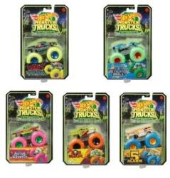 Mattel Hot Wheels Monster Trucks: sötétben világító autó - többféle (JFX08)