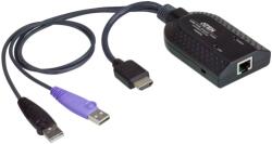 ATEN Adaptor ATEN KVM USB HDMI KA7168-AX cu suport Smart Card și Virtual Media (KA7168-AX)