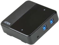 ATEN Switch KVM ATEN US3324, 4x USB 3.2 Gen 1, 2x USB-B female, Black (US3324-AT)