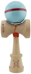 Kendama X Jucarie de indemanare din lemn, Kendama X, Flippy, Silken, King Size V3, Super Sticky, 18 cm, Albastru